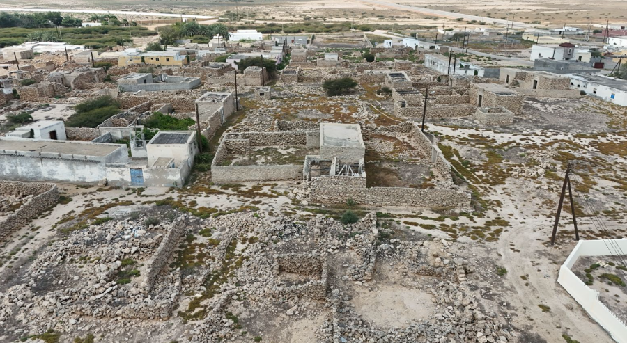 النسيج العمراني التراثي لقرية السقيد بجزر فرسان