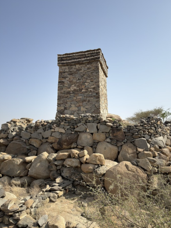 التكوين المعماري للحصن والبرج