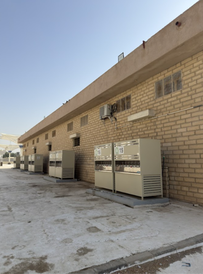 إمدادات المياه في الموقع