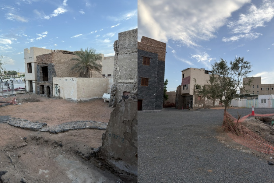 العناصر المعمارية المتلاصقة
