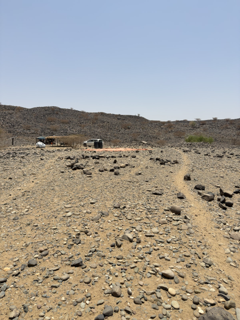 الطرق غير المعبدة المحيطة الموقع