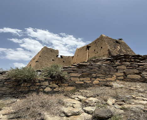 المظهر العام لقلعة ريدة.