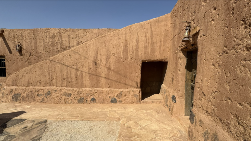 الأحجار المستخدمة في بناء القصر