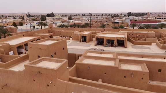 لقطة جانبية للقصر