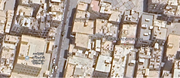 صورة جوية تظهر منطقة وسط الدمام