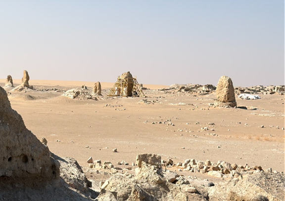 الأبراج في قرية الفاو