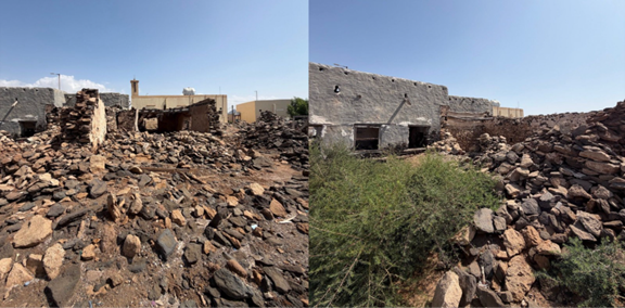 المبنيين الرئيسيين لمبنى الجمارك والمالية