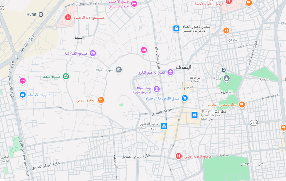 موقع بيت البيعة بالقرب من مواقع الجذب السياحي