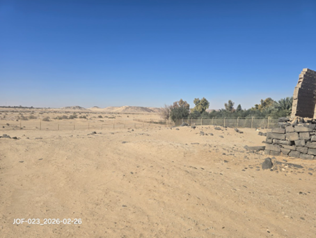 الطرق غير المعبدة بمحيط الموقع