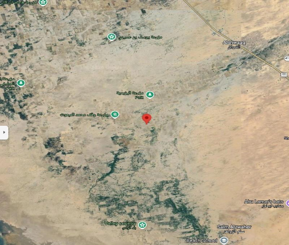 الموقع الجغرافي لموقع حمدانة