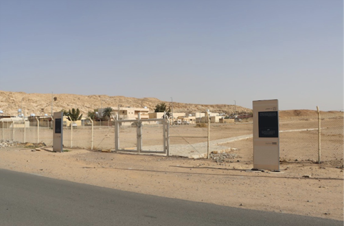 مشهد عام للموقع.