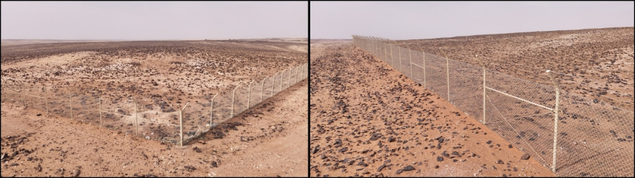 السياج الحديدي لموقع بدنة 1 الأثري