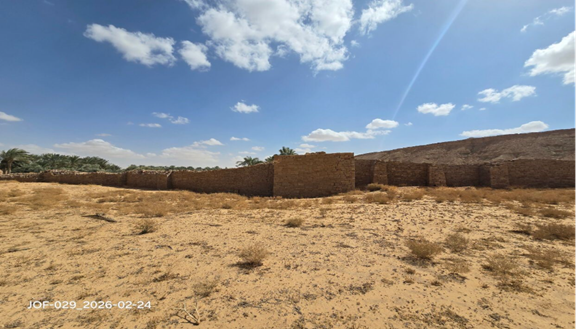المظهر العام لسور دومة الجندل (1)
