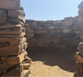 المعالم الإنشائية للموقع