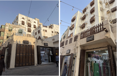 الدكاكين الموجودة في الموقع