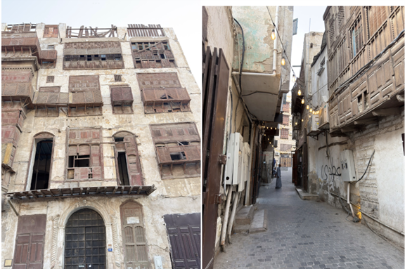 التكوين المعماري للموقع