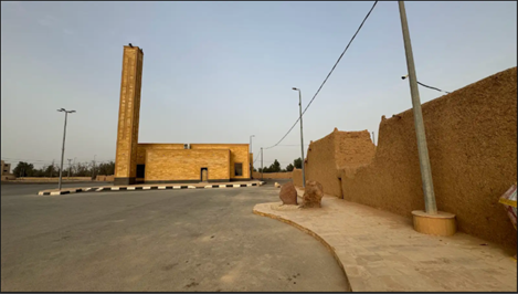 الطرق المعبدة المؤدية إلى البلدة