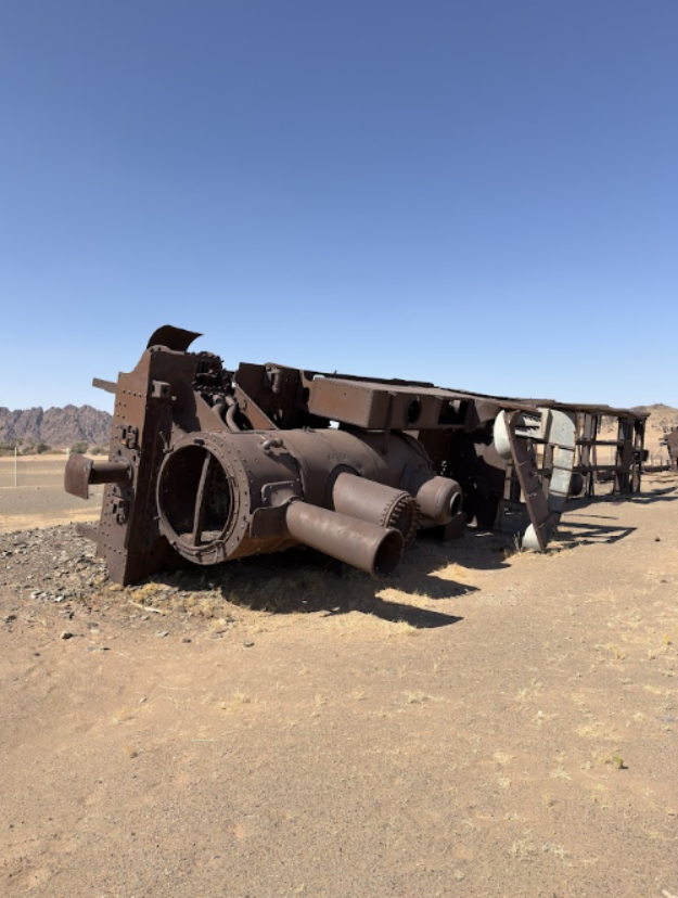 سقوط أجزاء من القطار