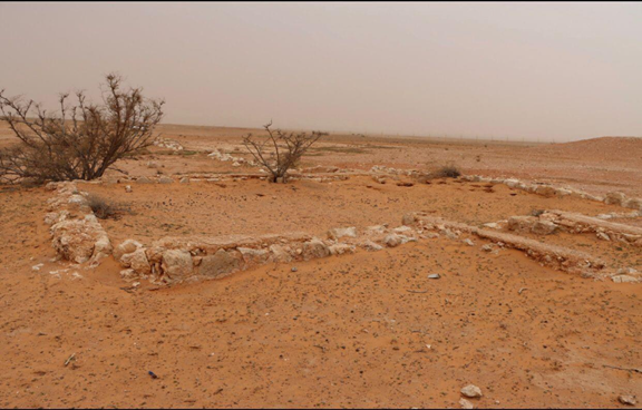 آثار مصفاة الماء في بركة الشيحيات