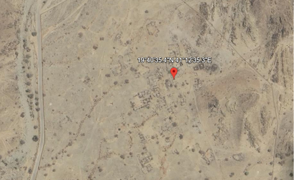 الموقع الجغرافي للقرية