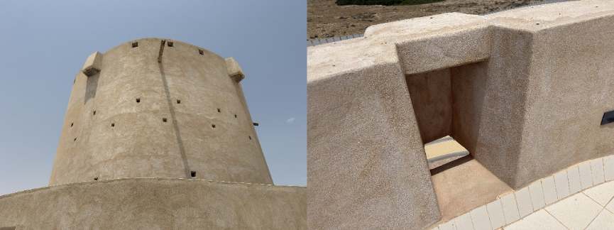 فتحات المزاغل والشرفات