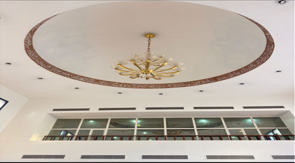 قبة مسجد الجن من الداخل