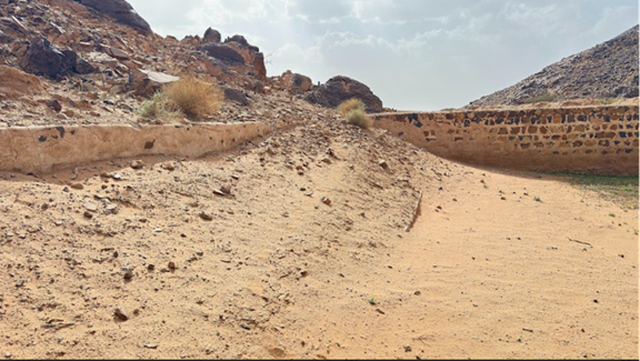 تراكم الأتربة فوق السد