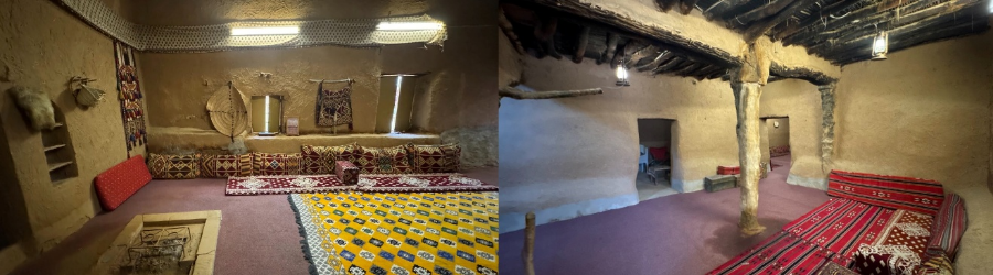 المنظومة المعمارية الداخلية للموقع