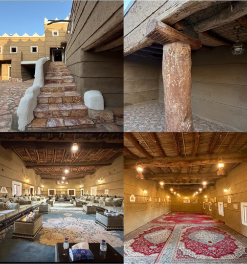التكوين المعماري للموقع