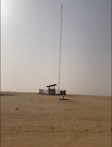 برج اتصالات داخل نطاق المحمية