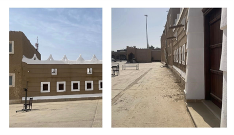 ساحة المدرسة الخارجية