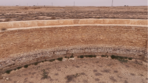 صورة توضح عمق البركة