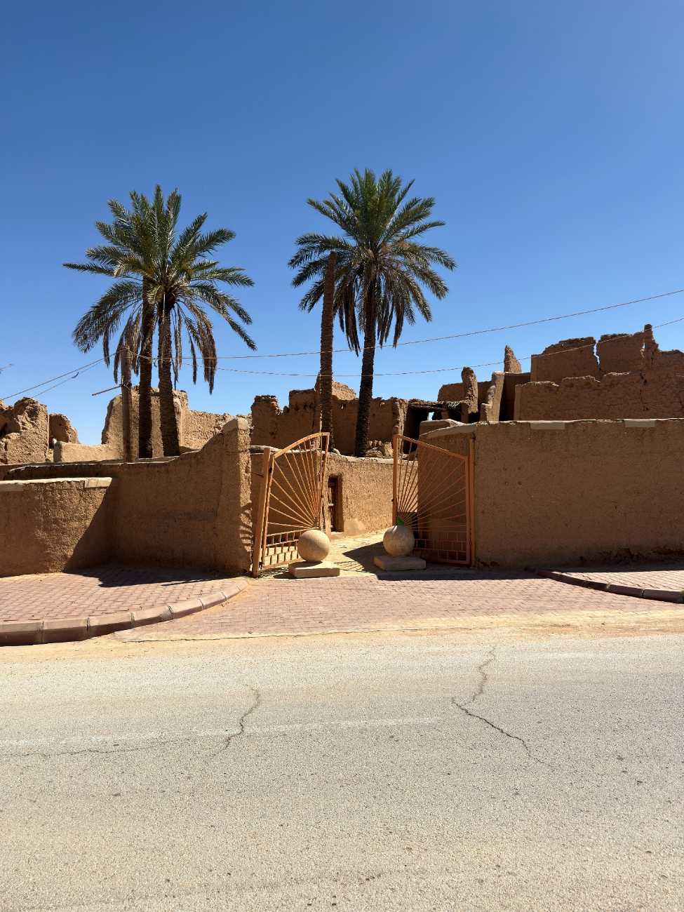 المظهر العام للقرية التراثية بالمجمعة