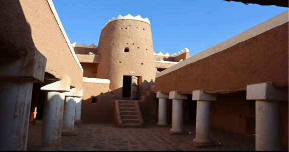 المظهر العام لقلعة أعيرف