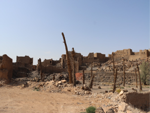 واد النخيل المحيط بالموقع