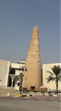 ارتفاع المئذنة