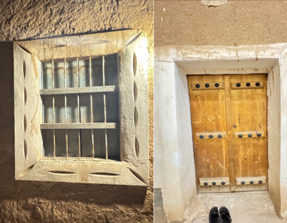 نماذج من العناصر المعمارية في البيت