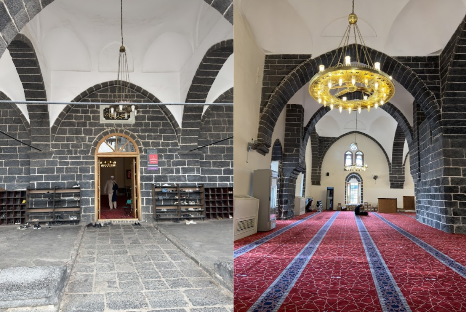 المدخل وصالة الصلاة في مسجد الغمامة