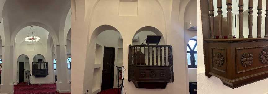 تحديث صباغة طلاء أخشاب الجامع