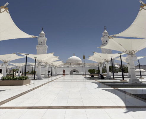 المظهر العام لمسجد القبلتين