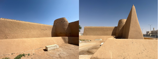 التكوين المعماري للموقع