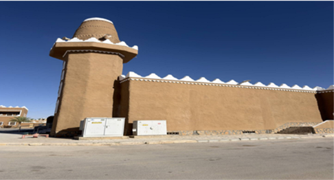جامع الحزم كأحد معالم البارزة في القرية